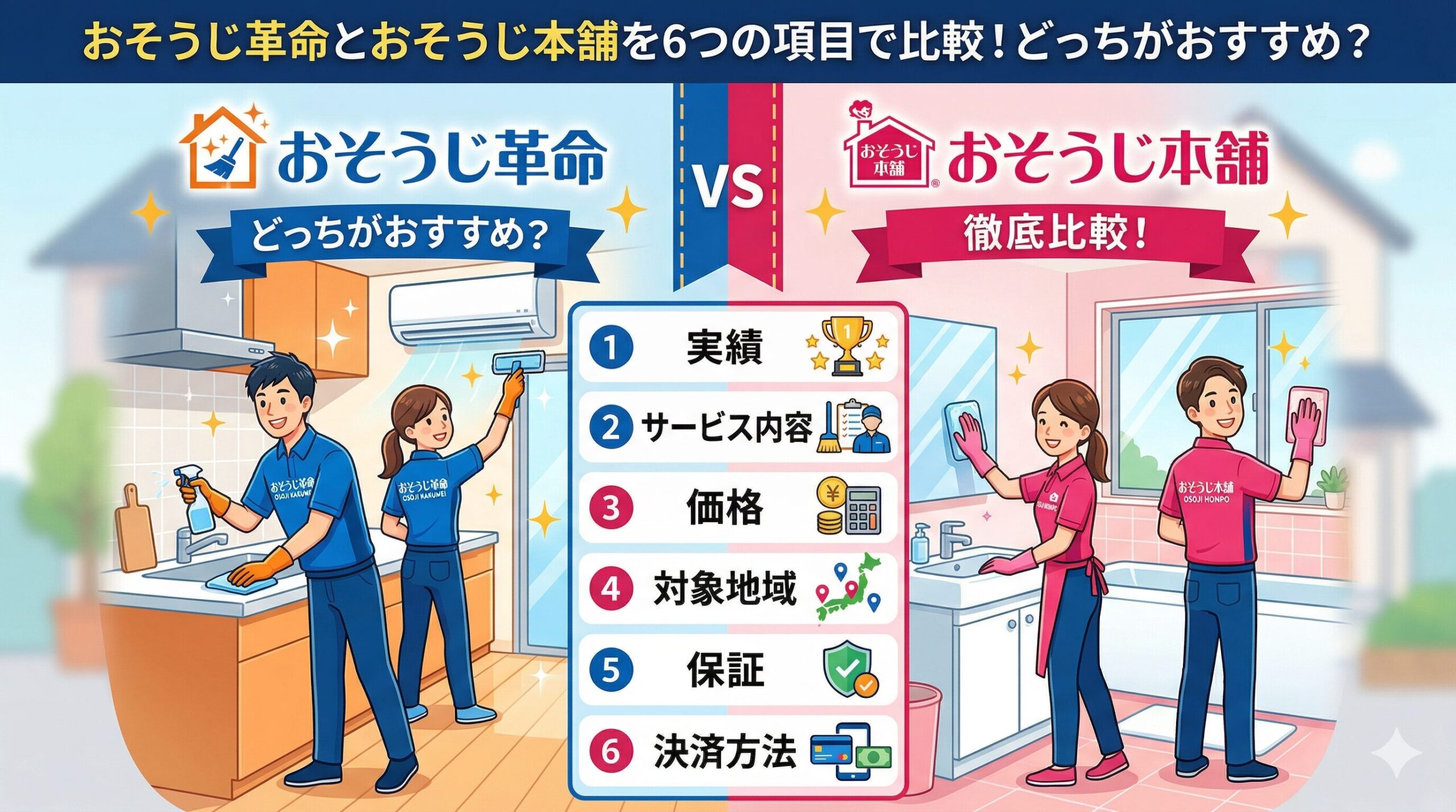 おそうじ革命とおそうじ本舗