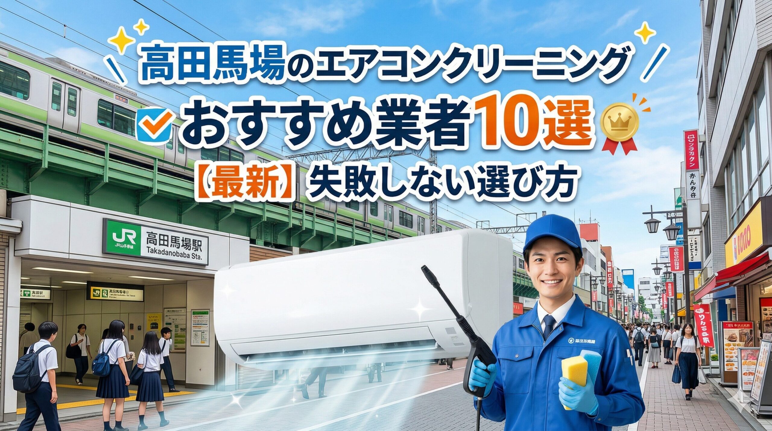 高田馬場のエアコンクリーニングおすすめ業者