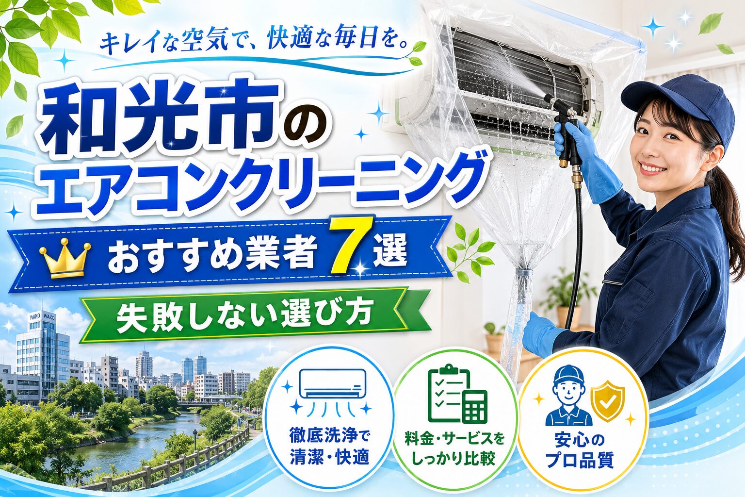 和光市のエアコンクリーニングおすすめ業者