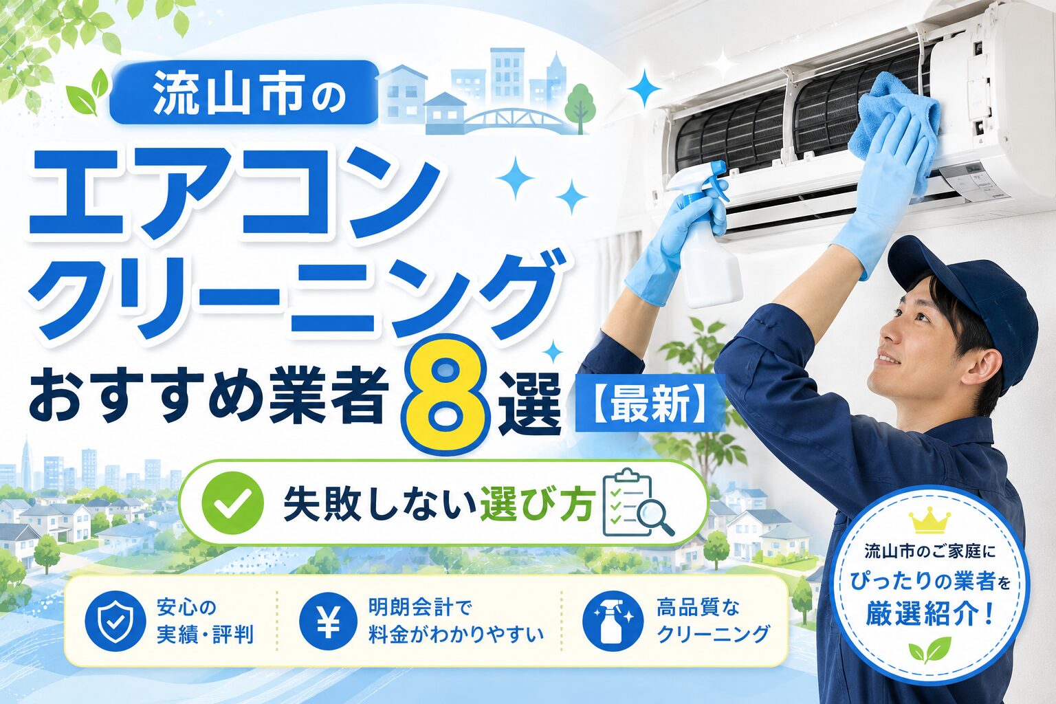 流山市のエアコンクリーニングおすすめ業者