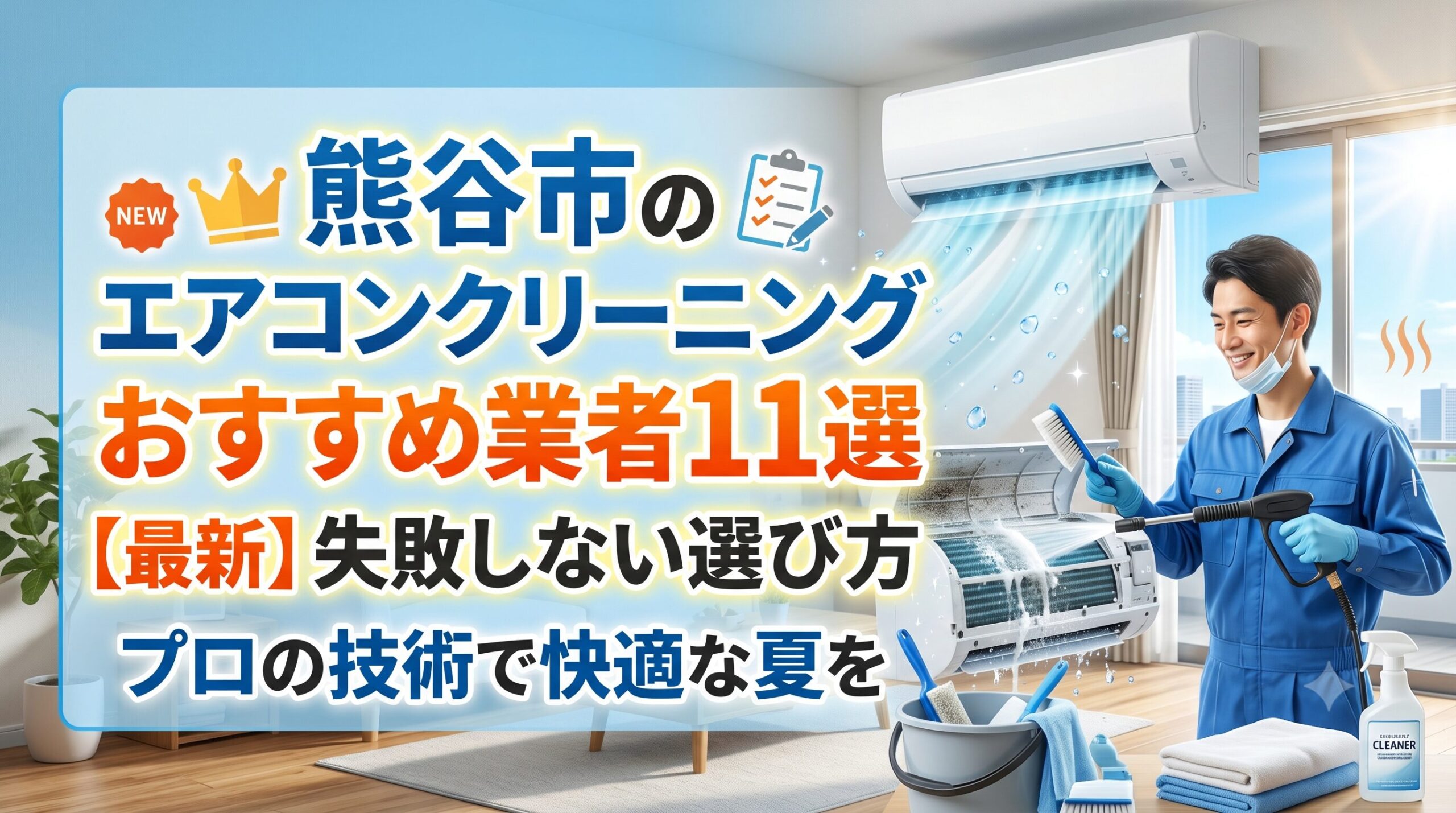 熊谷市のエアコンクリーニングおすすめ業者