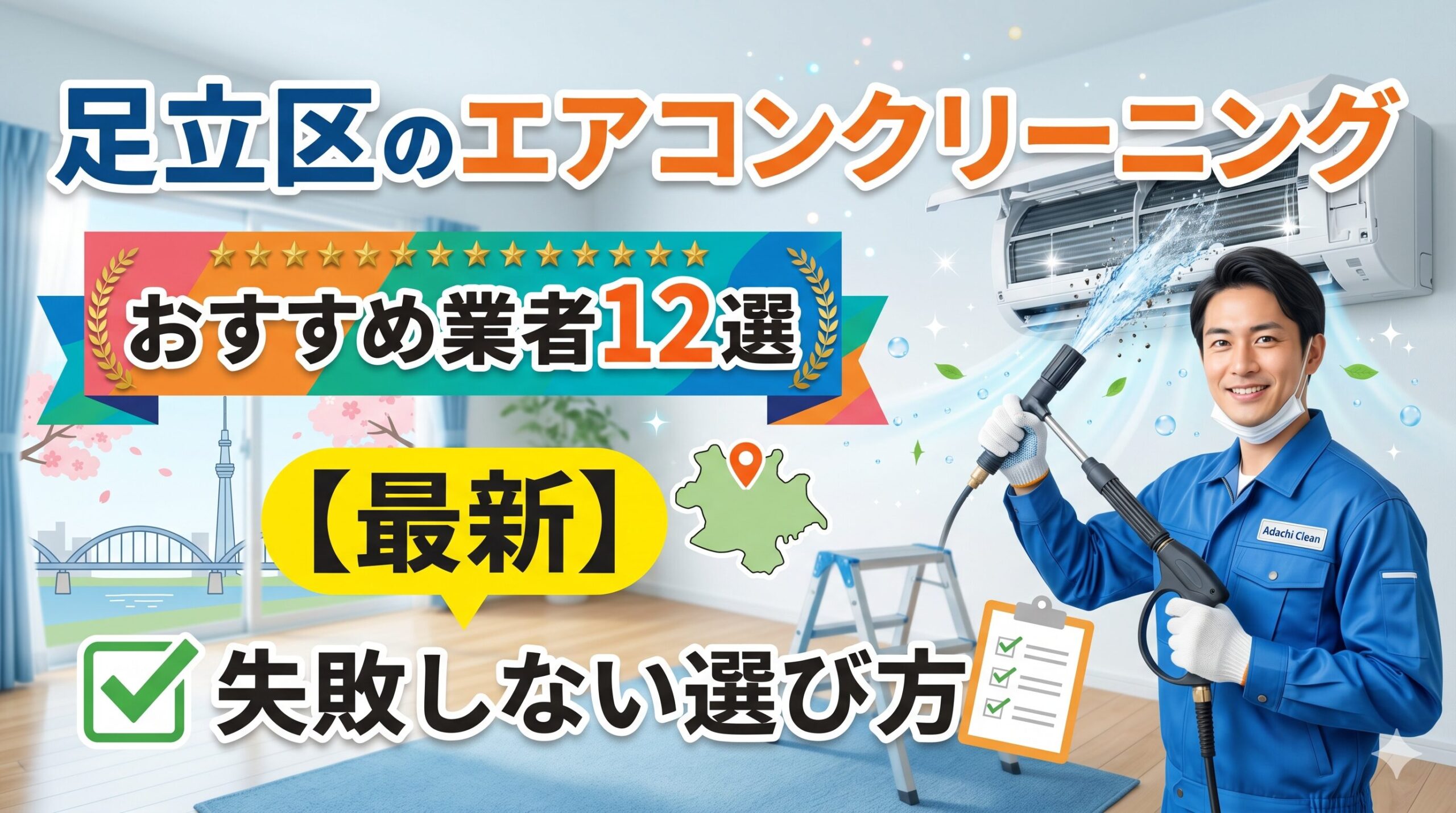 足立区のエアコンクリーニングおすすめ業者